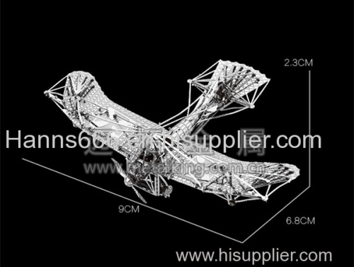 stainless steel Etrich Rumpler Taube 3D jigsaw