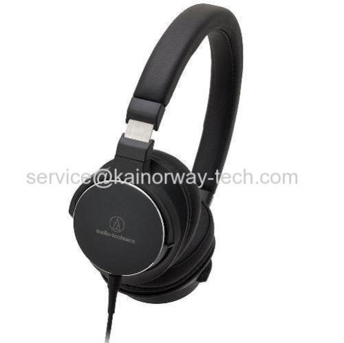 Audio-Technica ATH-SR5 High-Resolution Audio On-Ear Headband Headphones Black