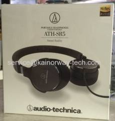 Audio-Technica ATH-SR5 High-Resolution Audio On-Ear Headband Headphones Black