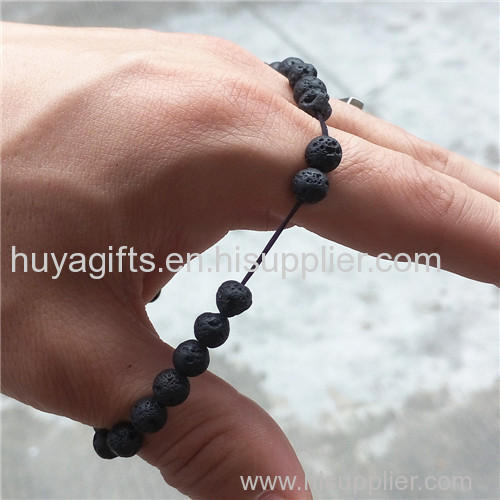 Hot Sale Men Dumbbell Bead Bracelet for Gym Club Promotion