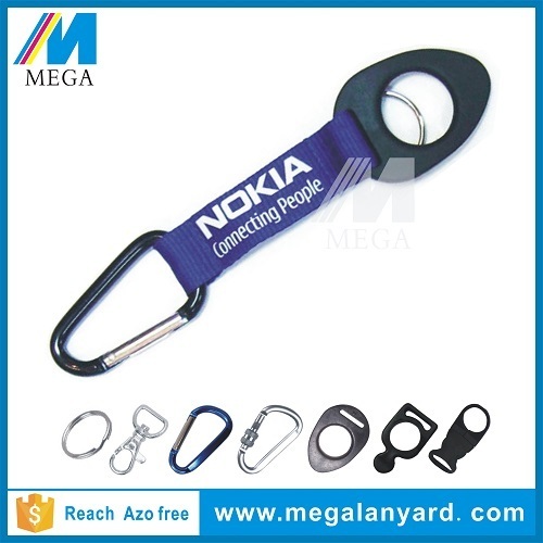 Fashion Carabiner Bottle Holder Keychain Lanyard