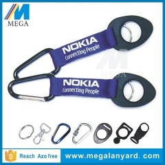 Fashion Carabiner Bottle Holder Keychain Lanyard