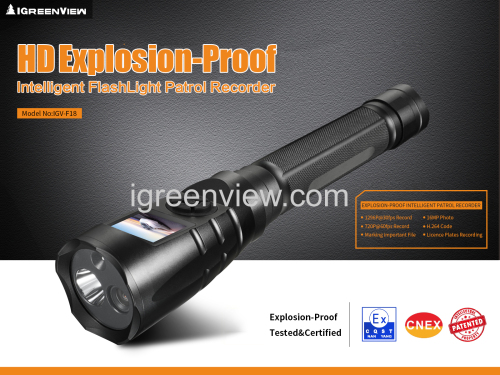 16megapixels LED flashlight camera DVR support WIFI / GPS /IP65