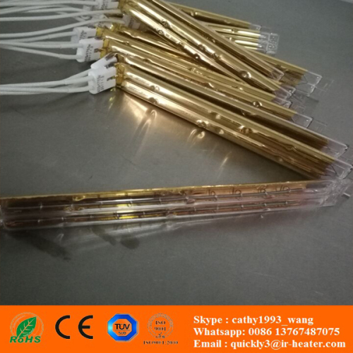 gold coating quartz heater lamp