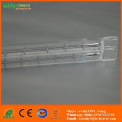 clear quartz tube double ir heater lamp