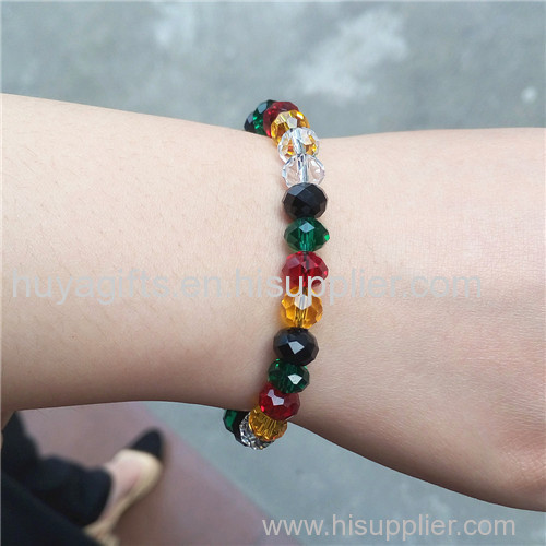 2017 Cut-Surface Colorful Bead Bracelet for Women Fashion Jewelry