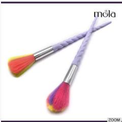 New Arrival hot sale 5pcs rainbow makeup brush synthetic brush knots