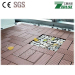 DIY interlocking WPC decking tiles floor tiles for decoration