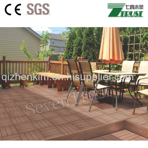 Cheap price outdoor Wood Plastic Composite WPC DIY Decking Tiles
