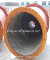 big size of cast basalt lined steel pipe cast basalt ID more than 800mm