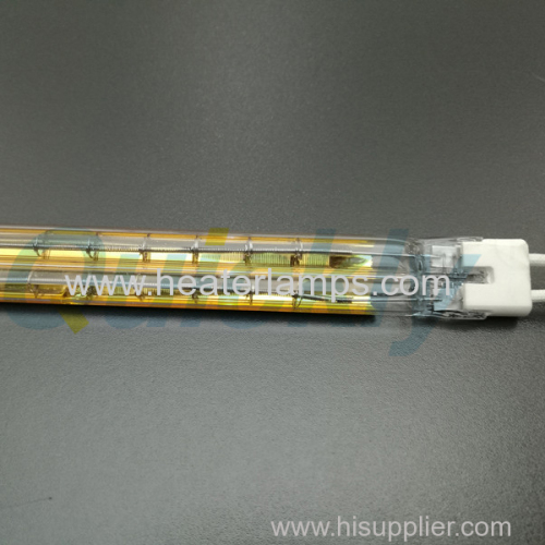 infrared heater lamps for selective wave oven