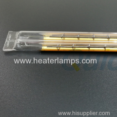 infrared heater lamps for selective wave oven