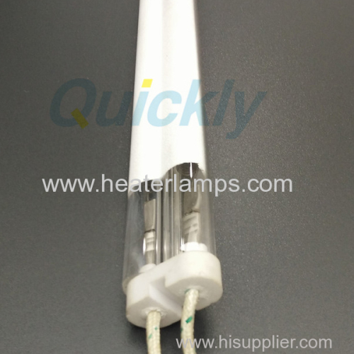 white plated quartz glasns heater lamp for textile ove