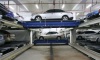 Slide elevator stack parking system