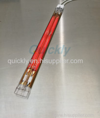 Twin tube 450W food drying carbon IR emitter