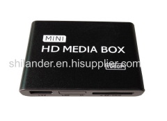 Mini Full HD 1080P HDD Media Player with Auto Start and Auto Loop Functions Customerized Firmware HDMI