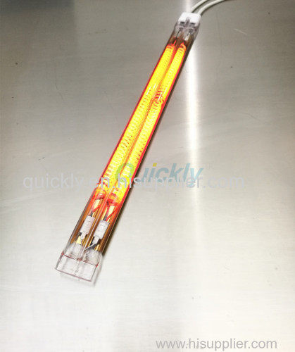 Fast response carbon infrared heating tube