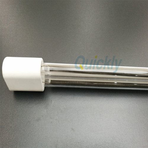 quartz glass infrared heater for printing machine
