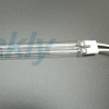 Short wave transparent twin tube infrared lamps