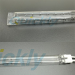 Single tube transparent shortwave heater lamps