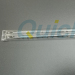 Single tube transparent halogen infrared lamps