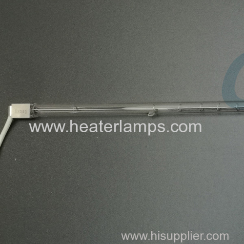 Furnace heater transparent tube IR lamps