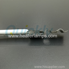 Furnace heater clear tube infrared emitter