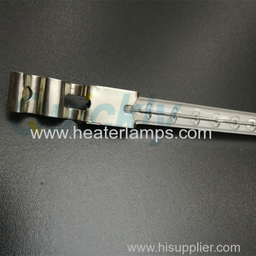Shortwave clear tube infrared heating lamps
