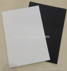 corrugated cardboard sheets in white and black for gift packaging