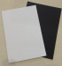 corrugated cardboard sheets in white and blackv for gift packaging