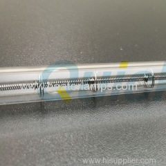 Round tube transparent infrared lamps