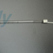 Single tube transparent shortwave heater lamps