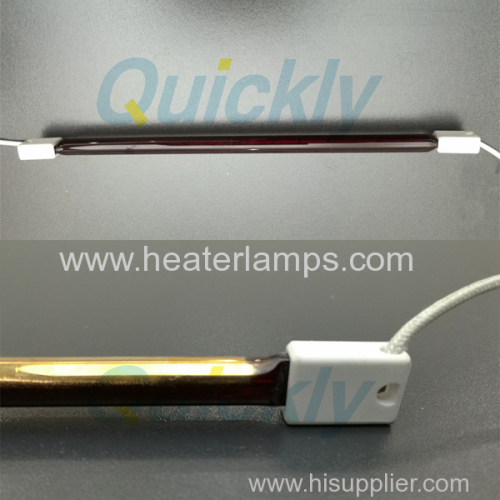 Single transparent shortwave infrared lamps