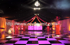 plowood dance floor promotional for wedding events