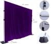 round portable pipe and drape wedding backdrop kits for sale