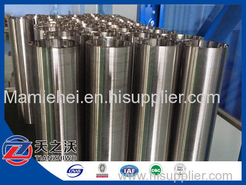 304 316L STAINLESS STEEL WEDGE WIRE TUBE