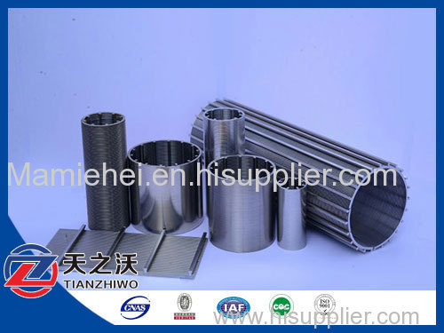 stainless steel Wedge wire Continuous twine wire filter