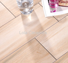 Burma Golden Teak Wooden Like Tiles Lola Ceramics Foshan China 25 Years 5 Colors