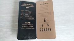 Custom round-corner five-fold brochure printing
