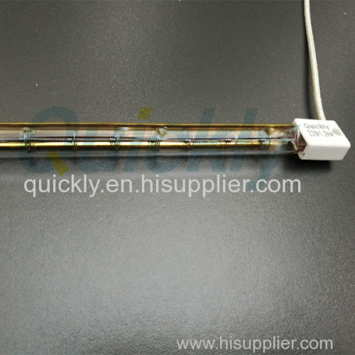 Gold coating fast response IR emitter