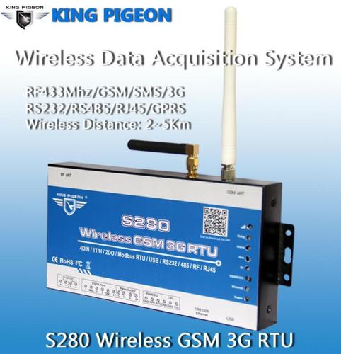 S280 Wireless GSM 3G RTU & Wireless DAM Table