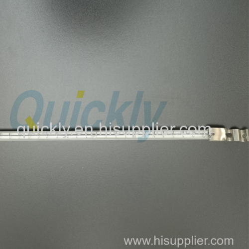 Shortwave clear tube IR lamp for PCB drying