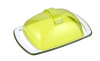 two tone/color/layer double injection plastic butter dish