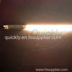 Shortwave clear tube quartz emitters