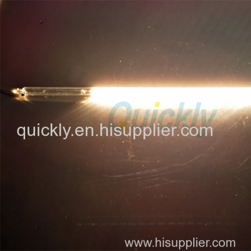 Quartz clear tube IR heater lamps