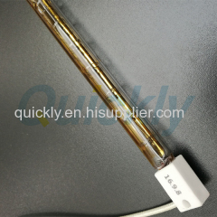 Shortwave single tube quartz heaters