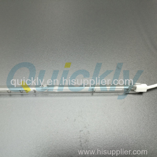 Transparent quartz tube IR emitters