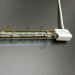 Halogen tube infrared heating elements