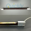 Shortwave single tube quartz heating lamps