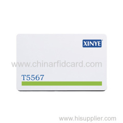 Magnetic stripe rfid card 5567